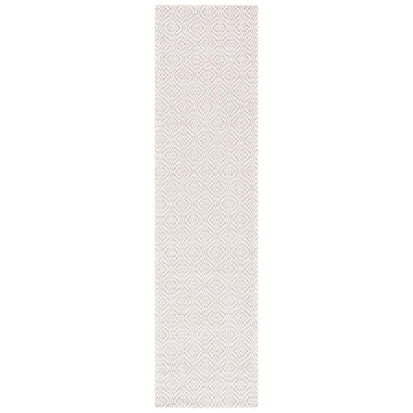 SAFAVIEH Augustine Taupe/Cream 2 ft. x 8 ft. Ikat Runner Rug