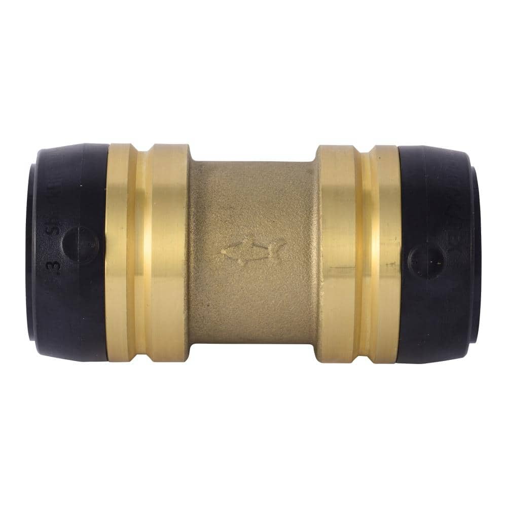 Push-Fit 1" Sharkbite Style Push to Connect Lead-Free Brass Couplings 10 