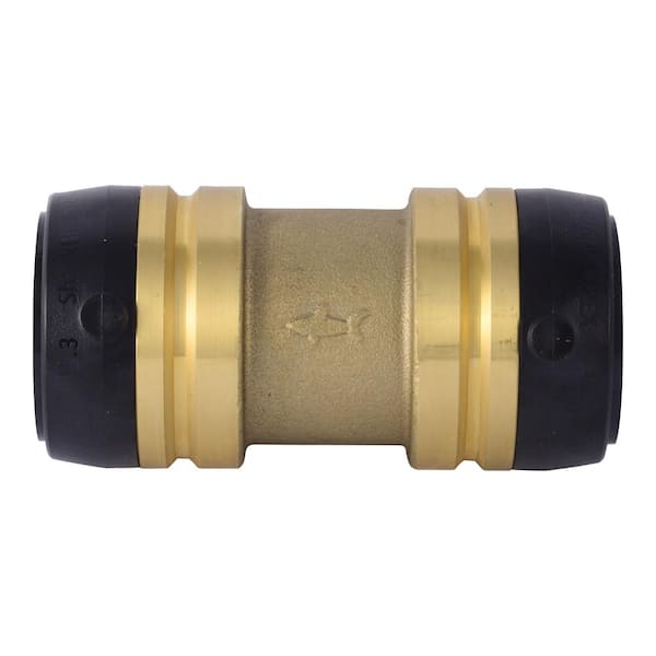 SharkBite 1-1/4 in. Push-to-Connect Brass Coupling Fitting