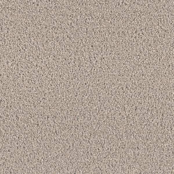 Home Decorators Collection Delicate Flower  - Pure - Gray 40 oz. SD Polyester Texture Carpet - Installation Required