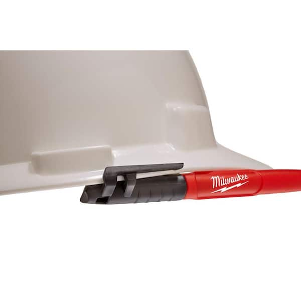Custom Hardhat Pencil and Milwaukee Inkzall Marker holder – Romby  Innovations