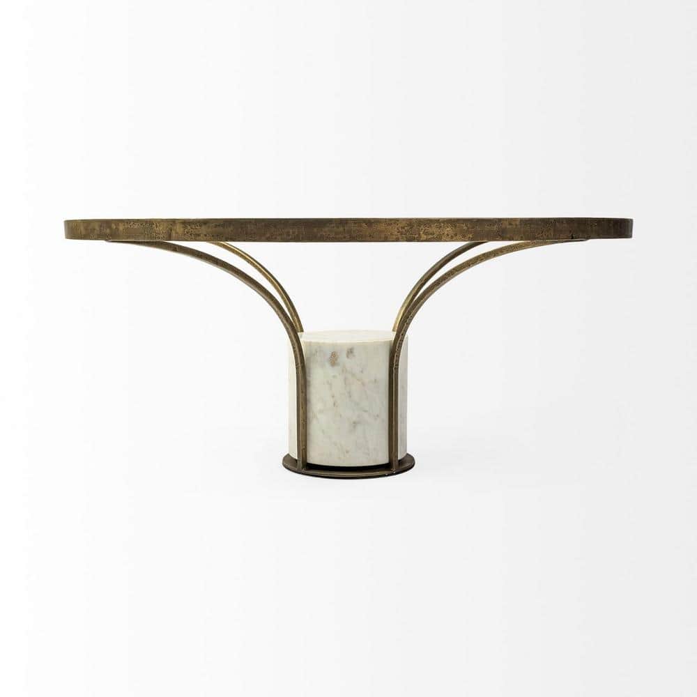 36 in. Black Round Solid Manufactured Wood Coffee Table