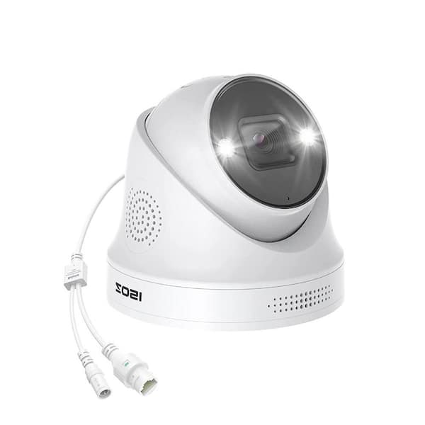ZOSI ZG2255A 5MP PoE Wired Add-On IP Security Camera with Color Night Vision,2-Way Audio,Only Work with Same Brand NVR Model