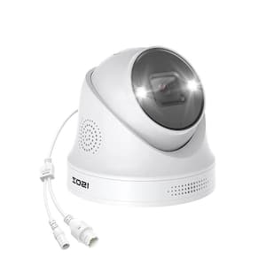 ZG2255A 5MP PoE Wired Add-On IP Security Camera with Color Night Vision,2-Way Audio,Only Work with Same Brand NVR Model