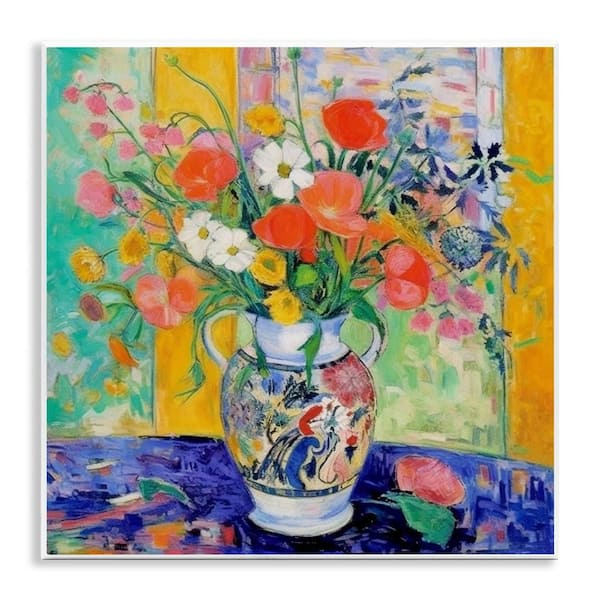 Stupell Industries Bold Bouquet Impression by LSR Design Studio Unframed Nature Graphic Art Print 12 in. x 12 in.
