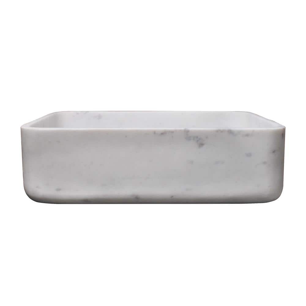 Maxton 18 in. Vessel Sink in Honed Moon White Marble price history on PriceWatchPro