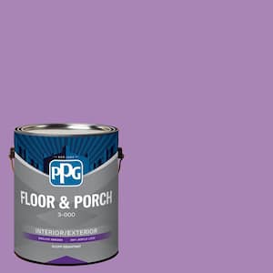 1 gal. PPG1249-5 Purple Statice Satin Interior/Exterior Floor and Porch Paint