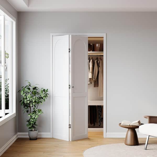 COAST SEQUOIA INC 30 in. x 78 in. Paneled Solid Core White Primed