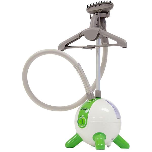 StoreBound Laundry Pod Deluxe Upright Steamer in White/Green