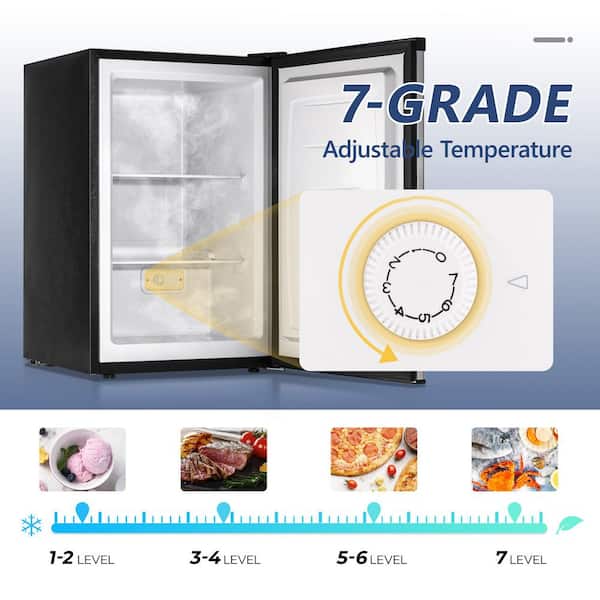 SIMZLIFE 20 in. 3.0 cu. ft. Compact Mini Refrigerator with