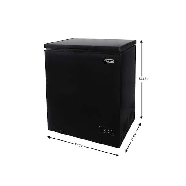 Commercial Cool 5.0 cu. ft. Upright Freezer in Black CCUL50B6 - The Home  Depot