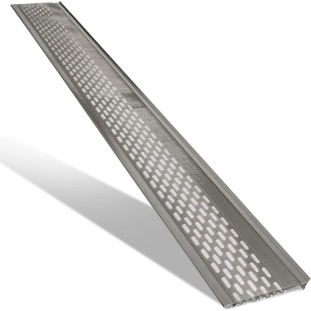 DIY 6 in. Leaf Protection-28 ft. Stainless Mesh Mill Finish Aluminum Gutter Cover, Contractor Grade price history on PriceWatchPro