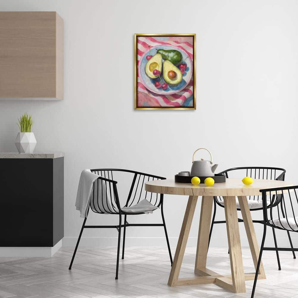 Avocado and Fruits Meal by Lil' Rue Gold Floater Frame Food Graphic Art Print 21 in. x 17 in. price history on PriceWatchPro