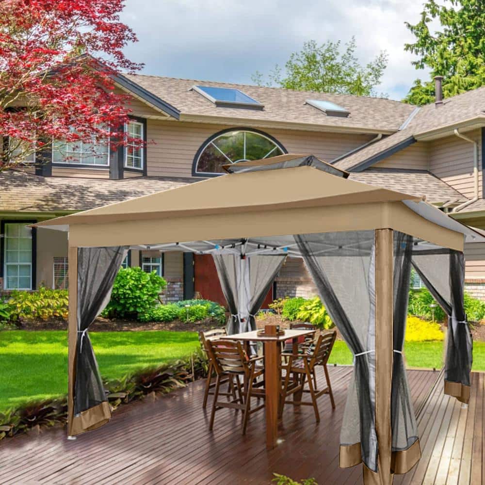 12x12 Pop Up Gazebo On Clearance - Upgrade Easy Up Metal Outdoor Canopy Waterproof - Portable Gazebo price history on PriceWatchPro