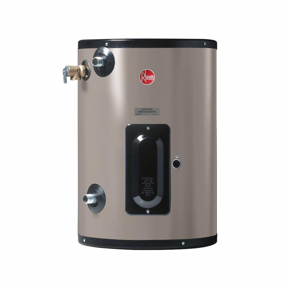 Rheem Commercial Point Of Use 10 Gal 240 Volt 6 Kw 1 Phase Electric Tank Water Heater Egsp10 240 Volt 6kw Pou The Home Depot