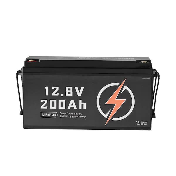 12V 200Ah LiFePO4 Battery Deep Cycle Lithium Iron Phosphate Battery for Solar Off-Grid Home Energy Storage