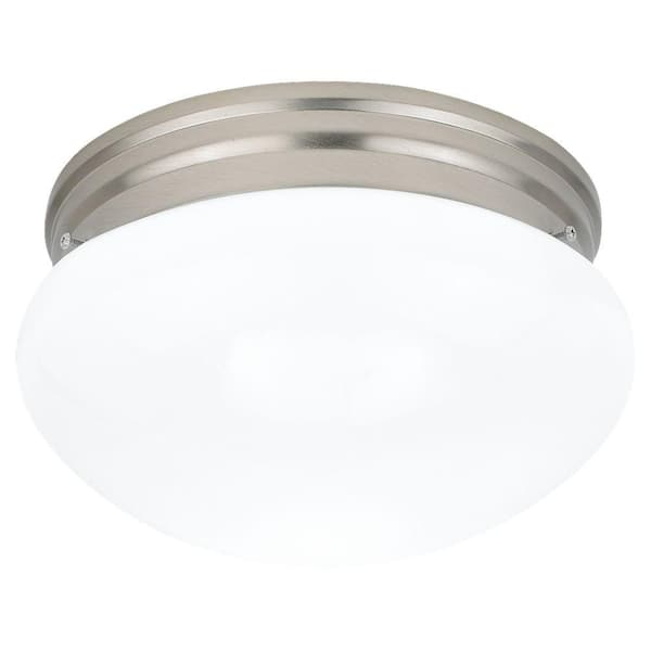 Generation Lighting Webster 2-Light Brushed Nickel Flush Mount