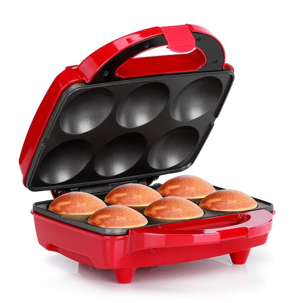 HOLSTEIN HOUSEWARES FUN Red Nonstick Cupcake Maker (6-Piece) HF-09013R -  The Home Depot