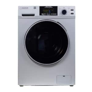 1.62 cu.ft. Pet Compact 110V Vented/Ventless 15 lbs Sani Washer Dryer Combo 1400 RPM in Silver