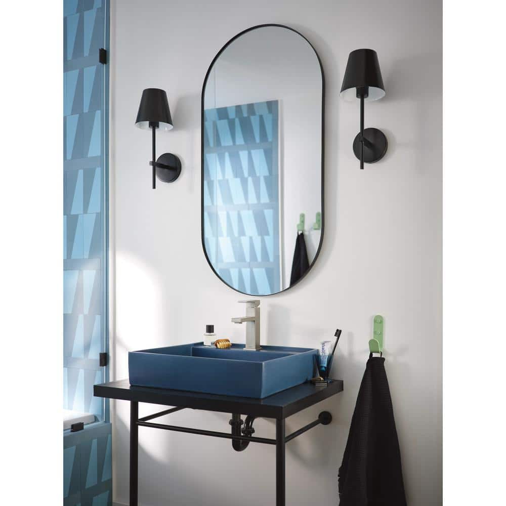Spot Resist Nickel Modern Single Handle Bathroom Faucet