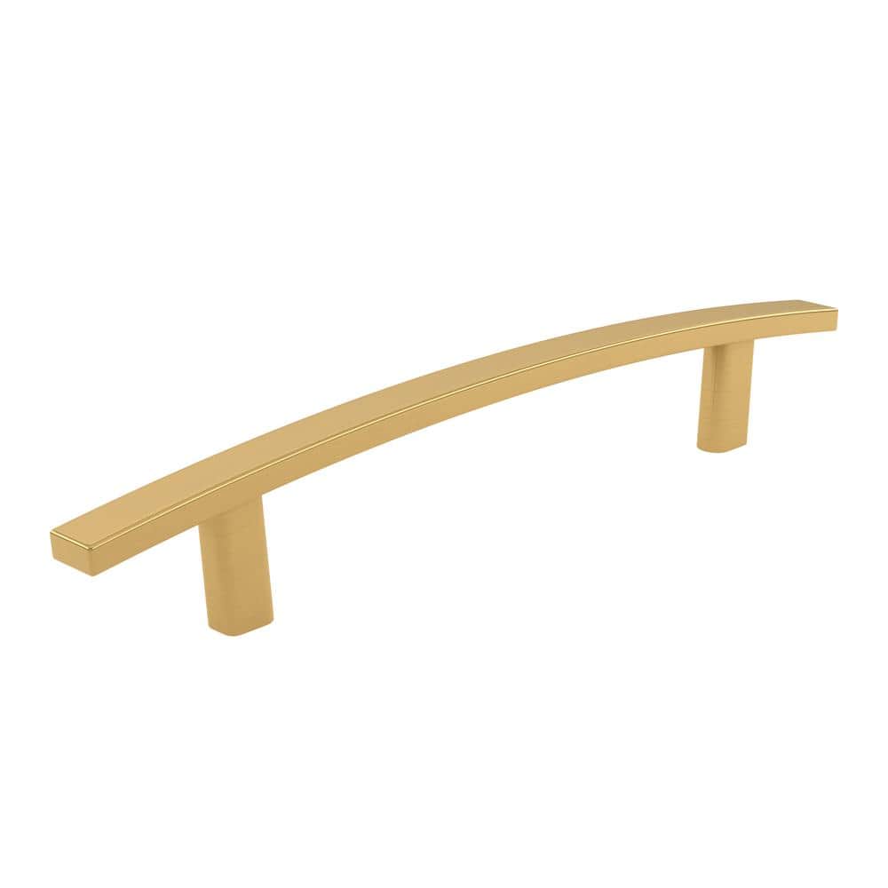Padova Collection 5 1/16 in. (128 mm) Classic Aurum Brushed Gold Rectangular Cabinet Arch Pull price history on PriceWatchPro