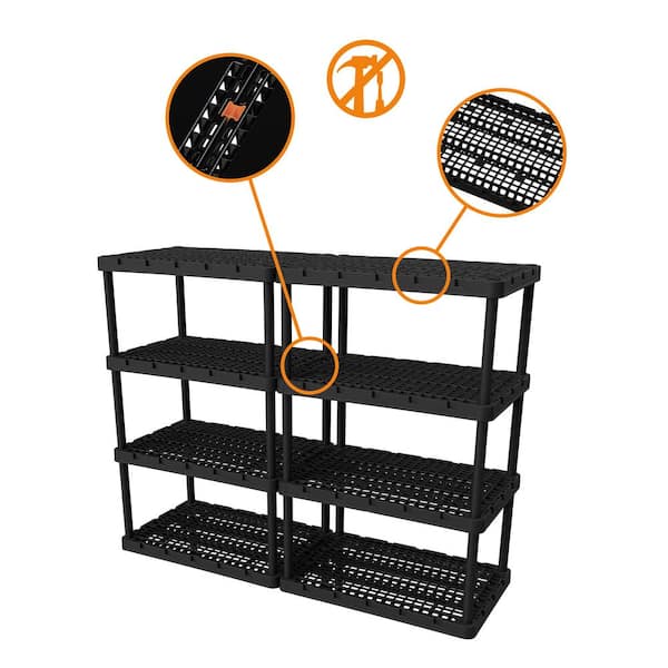 Ventilated on sale Plastic Wall Shelf Unit