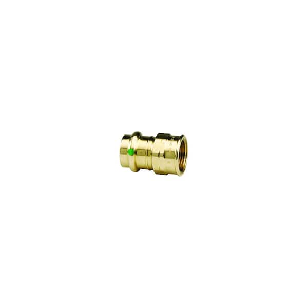 Viega ProPress 1-1/4 in. Press x 1/2 in. FPT Zero-Lead Bronze Reducing Adapter