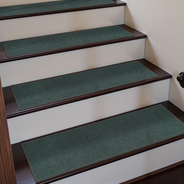 8 in. x 30 in. Chenille Stair Tread Cover (Set of 15)
