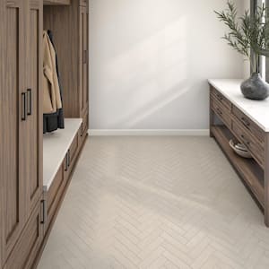 Indoterra Natural 2 in. x 9 in. Matte Porcelain Concrete Look Floor and Wall Tile (5.72 sq. ft./case)