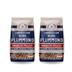 20 lbs. 100% Plummond Plum and Almond Competition Blend Wood Pellets (2-Pack)