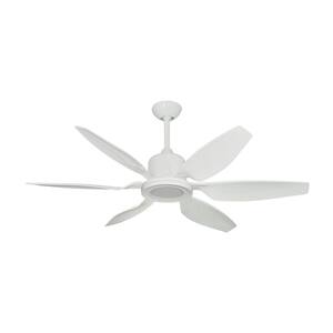 Titan II Wi-Fi 52 in. 610 LED Light Resin Indoor/Outdoor Pure White Smart Ceiling Fan with Remote Control