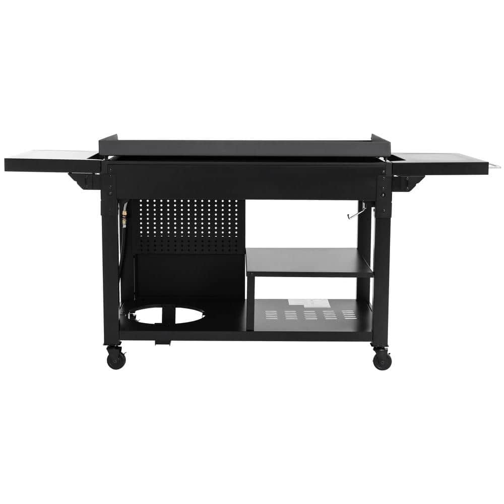 Royal Gourmet 44-Inch Black Stainless Steel 6-Burner Propane Gas Grill Griddle