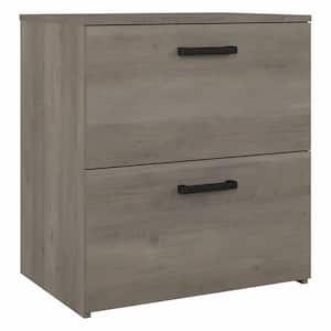 City Park 2 Drawer Lateral File Cabinet in Driftwood Gray