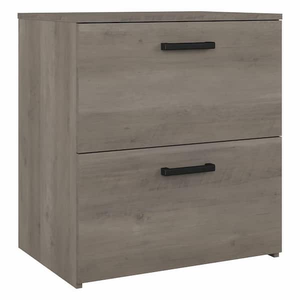 Bush Furniture City Park 2 Drawer Lateral File Cabinet in Driftwood Gray