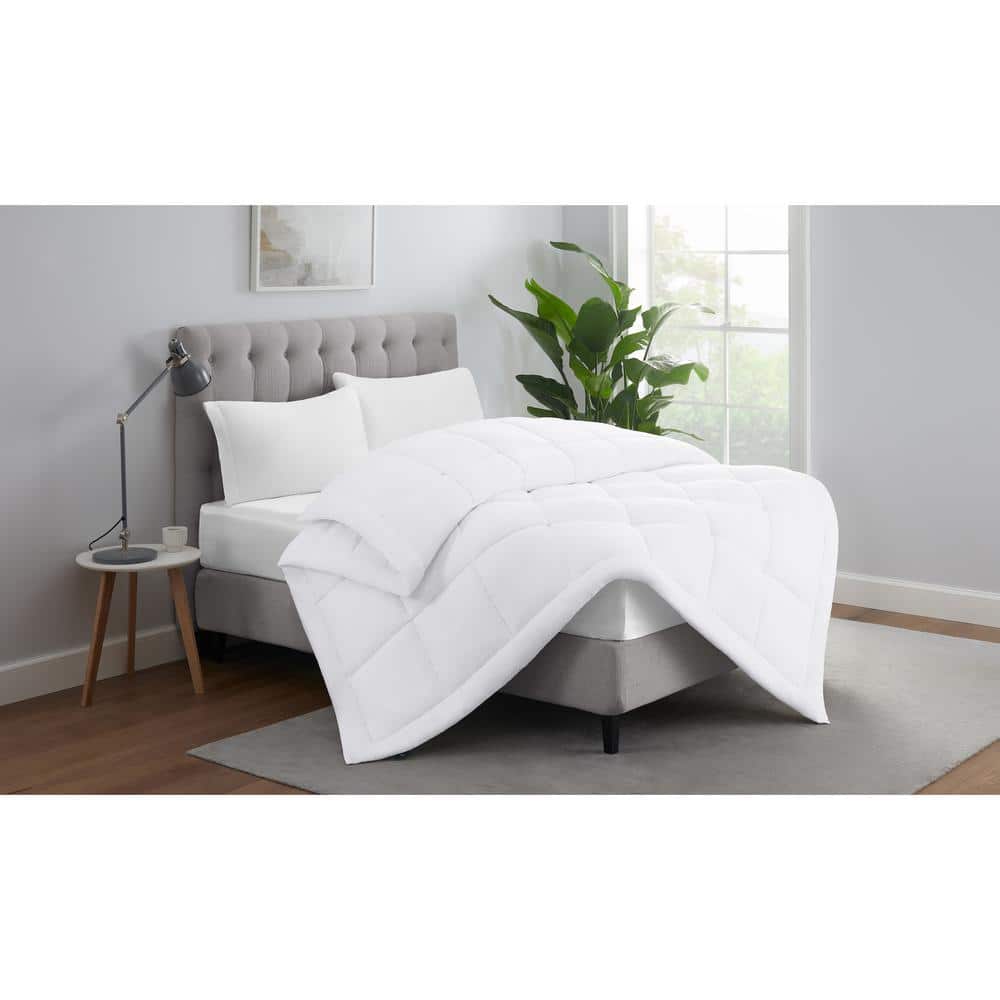 Serta Comfort Sure Rest White California King Down Alternative