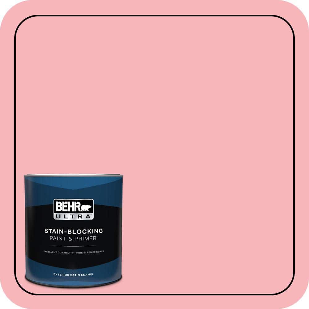 1 qt. #130A-3 Ballerina Pink Satin Enamel Exterior Paint & Primer price history on PriceWatchPro