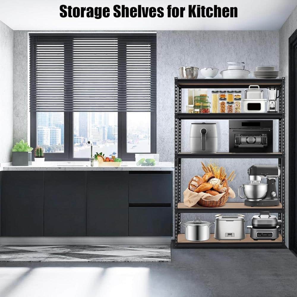 48x24x72 in 5-Tier Heavy Duty Storage Shelves, 2000 lbs, Adjustable, for Garage/Warehouse price history on PriceWatchPro