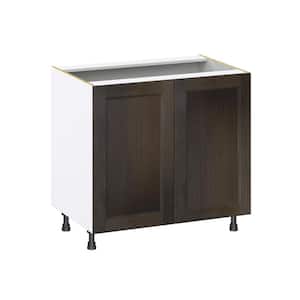Lincoln Chestnut Solid Wood Assembled Base Kitchen Cabinet with Inner Drawers (36 in. W x 34.5 in. H x 24 in. D)