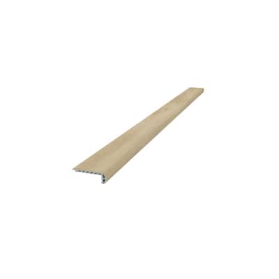 EverLux Mongoose Taupe 20 mm T x 2.56 in. W x 84 in. L Flush Stair Nose Molding