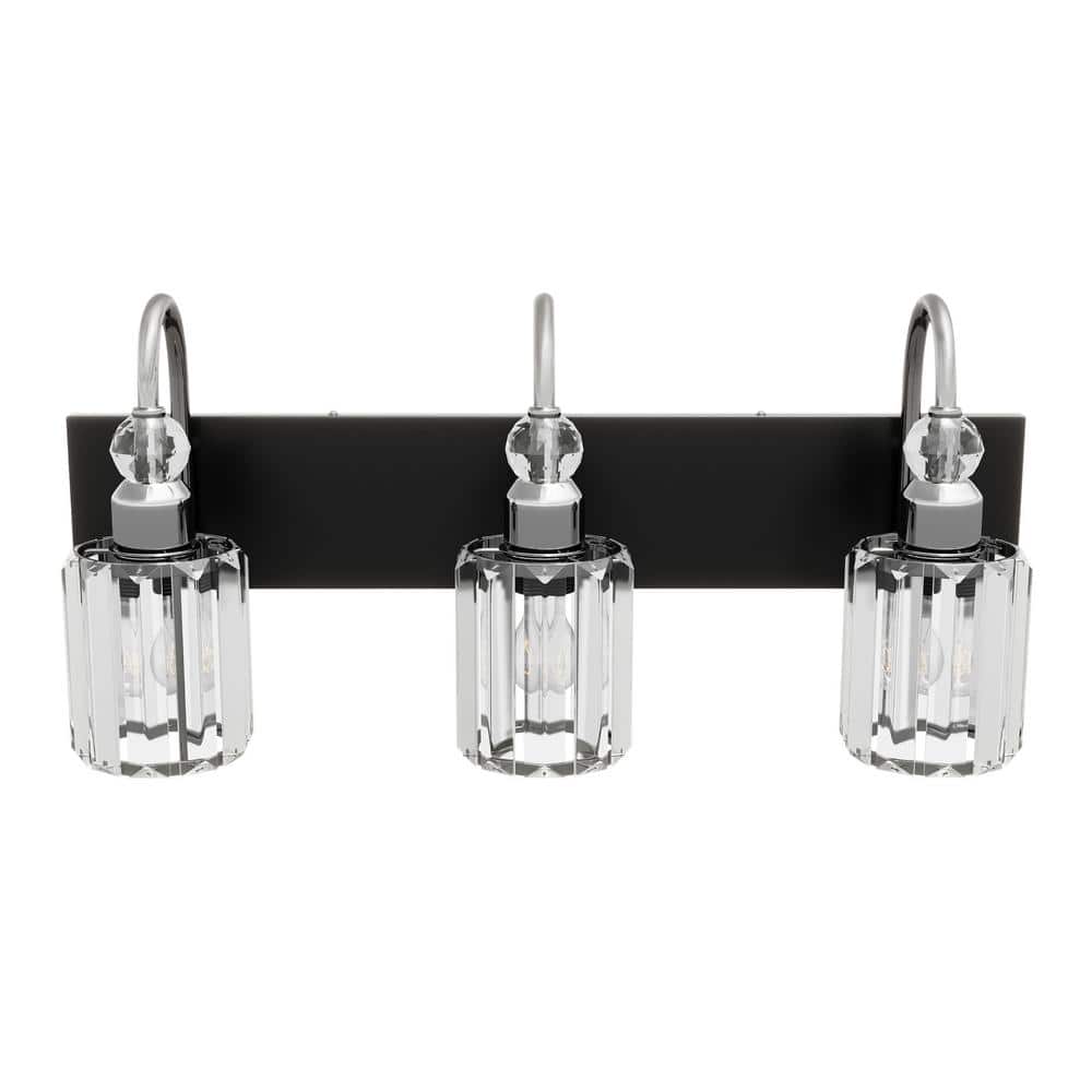 Modern 23.62 in. 3-Light Vanity Light Over Mirror Industrial Sconces Wall L