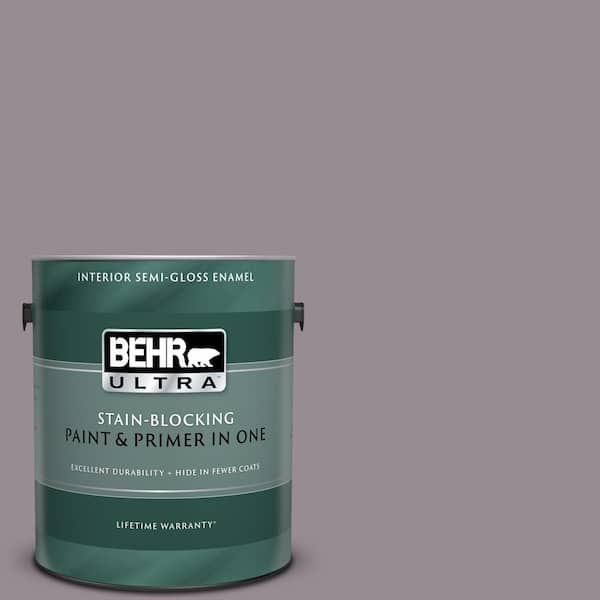 BEHR ULTRA 1 gal. #UL250-6 Contessa Semi-Gloss Enamel Interior Paint and Primer in One