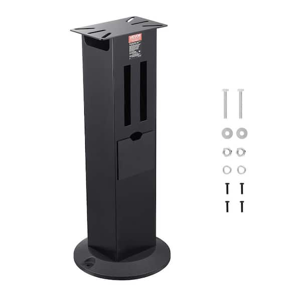 Bench Grinder Stand, Heavy-Duty Bench Grinder and Vise Floor Pedestal with 11 in. x 6.7 in. Mounting Plate