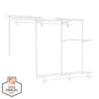4 ft. - 6 ft. Regular Duty Closet Organizer Kit