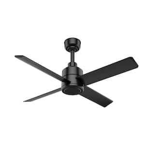 Trak 5 ft. Indoor/Outdoor Black 120-Volt Industrial Ceiling Fan with Remote Control Included