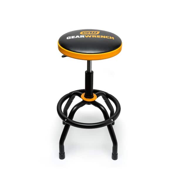 GEARWRENCH 26 in. to 31 in. Adjustable Height Swivel Shop Stool