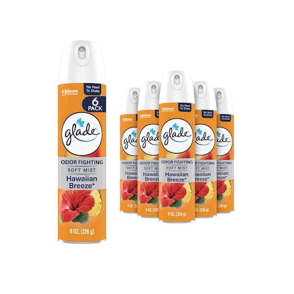 Glade 8 oz. Hawaiian Breeze Scent Air Freshener Spray (6-Pack)