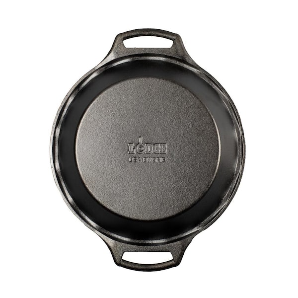 Lodge 10.25 in. Cast Iron Lid L8IC3 - The Home Depot