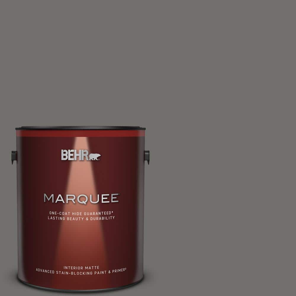 BEHR MARQUEE 1 gal. #PPU25-08 Heirloom Silver Matte Interior Paint & Primer  145001 - The Home Depot