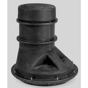 Septic Tank Lid Riser, Offset 23''H x 12''D