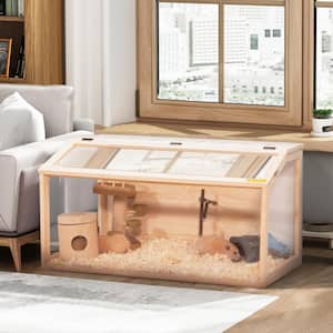 Acrylic Wood Hamster Habitat with Air Vents